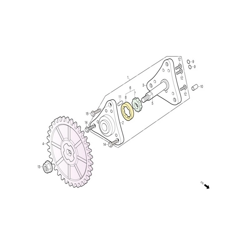 DAELIM TS50 (DL50-BG) YAG POMPA DISLISI #DL50-BG E0904